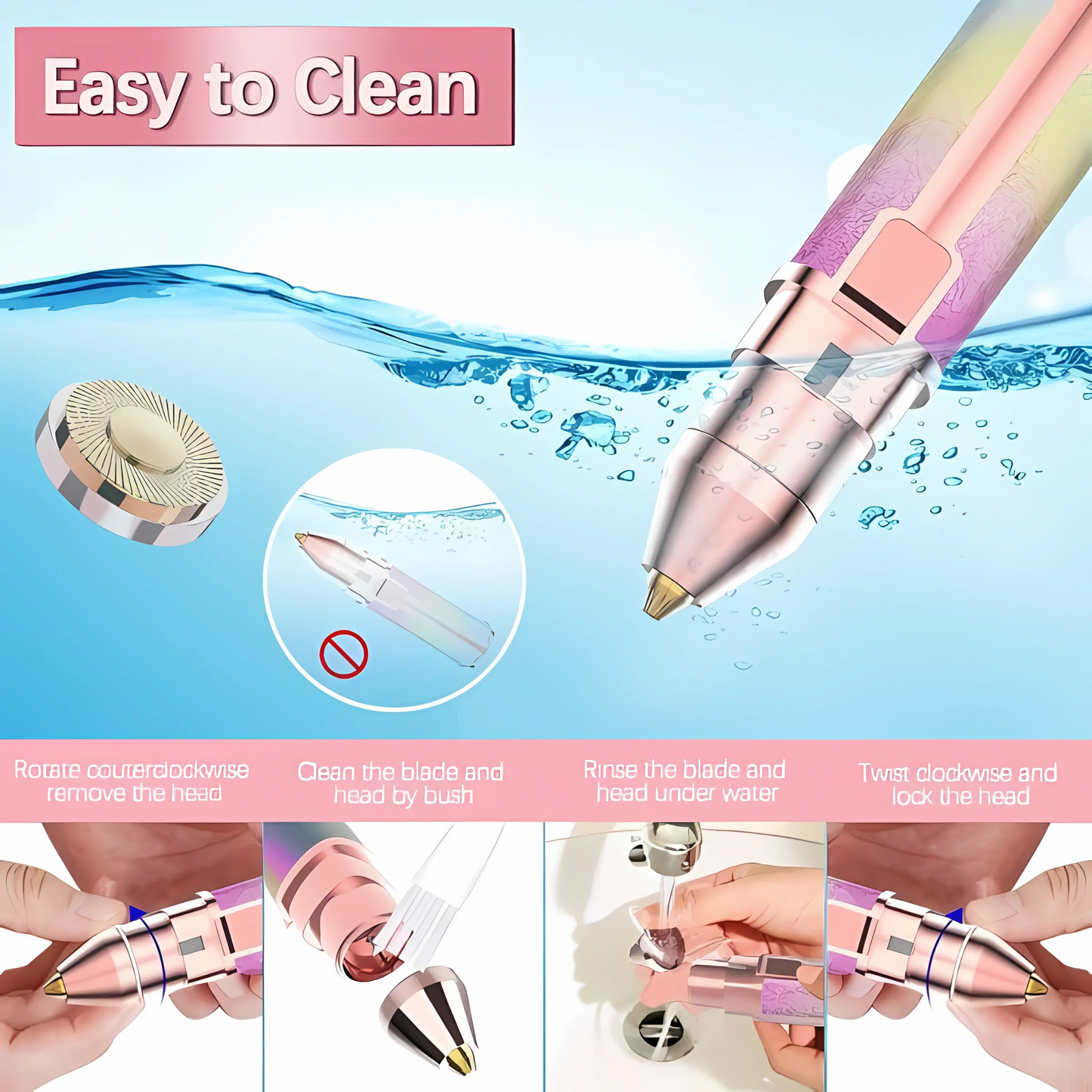 2 In 1 Electric Eyebrow Trimmer And Shaver, Flawless Hair Remover 2 In 1 Hair Remover Trimmer For Women, Flawless Facial Machine Razor, Painless Eyebrow Removal (rechargeable)